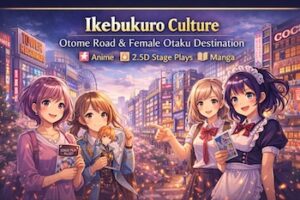 Ikebukuro and Otome Road from a fan’s perspective—women-focused otaku culture, 2.5D, shops, and local events.