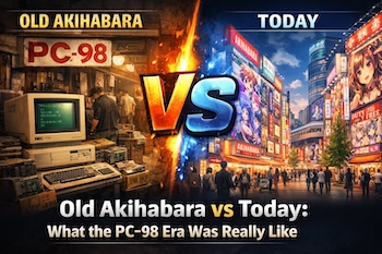 What was Akihabara like around 2000? A first-hand interview reveals junk shops, PC-98 culture, unwritten rules, and how Akiba changed by 2025.